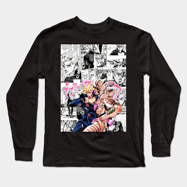 Giorno Giovanna Long Sleeve T-Shirt by Jinwoo